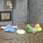 NEW Gertex DAMAGE - LOT OF 7 Kids Soap on a Rope Assorted Duck Frog Rainbow Flower