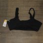 NWT Kona Sol Women's Ribbed Textured Scoop Bikini Top PID-W9W01E D/DD Black