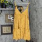 NWT Wild Fable Women's Floral Print Sleeveless Tiered Swing Dress 51645A0001 XL Orange