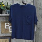 NWT Stars Above Women's Beautifully Soft Short Sleeve Sleep T-Shirt ZG6ZE XS Navy Blue