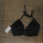 Shade & Shore Women's Lightly Lined Ribbed Wrap Front Bikini Top AFU91 Black 34D