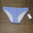 NWT Shade & Shore Women's Ribbed Hipster Bikini Bottom AFP22 L Light Blue