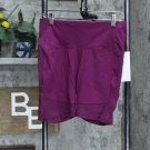 NWT All in Motion Women's Contour High-Rise Bike Shorts 7" 565639 L Purple