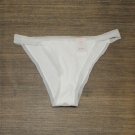 Auden Women's Rib-Knit Cotton Cheeky Underwear 77711389 Fresh White M