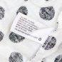 NWT Private Label Women's Polka Dot Puff Sleeve Shirtdress PDD-049-2 M Black / White