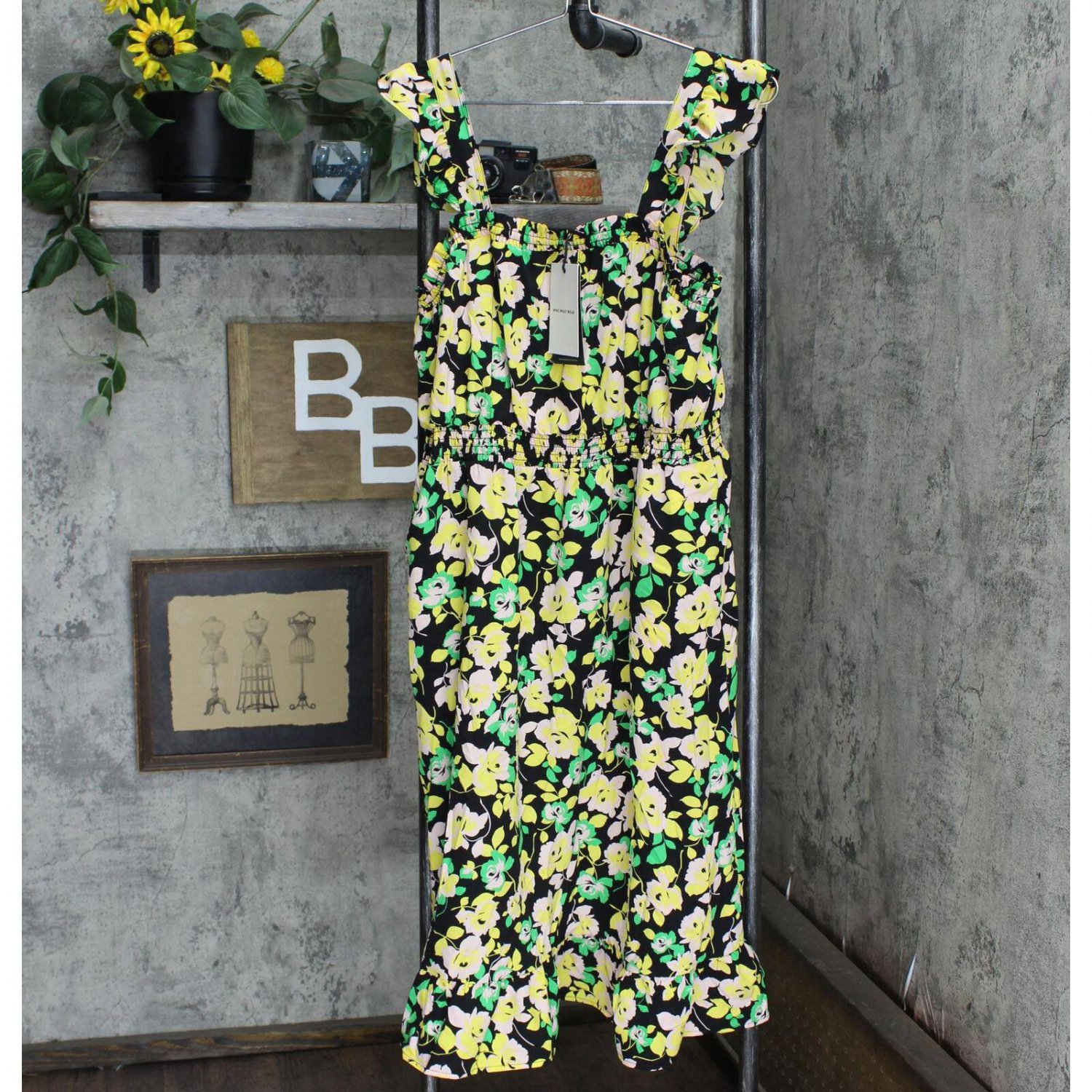 ava & Viv Women's Plus Size Sleeveless Tie-Dye Tiered Dress 564540