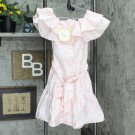 NWT Private Label Women's Floral Print Off the Shoulder Dress PDD-060-3 XXS Pink