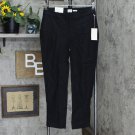 A New Day Women’s Mid-Rise Straight Leg Slim Ankle Pants Black 4
