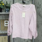 NWT Universal Thread Women's Long Puff Sleeve T-Shirt 78823653 XXL Lilac Purple
