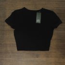 NWT Wild Fable Women's Short Sleeve Crew Neck T-Shirt 555486 XS Black