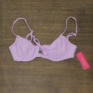 Xhilaration Juniors' Shirred Underwire Bikini Top AG006T Lavender Purple M