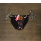 NWT Xhilaration Juniors' Tie Side Bikini Bottom AFK12B M Black