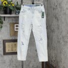 NWT Wild Fable Women's High-Rise Distressed Mom Jeans 19WFPT068A 0 Light Blue