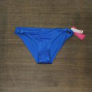 NWT Xhilaration Juniors' Ribbed Cheeky Bikini Bottom 76557153 S Blue