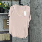 A New Day Women's Short Sleeve Scoop Neck T-Shirt 78120874 Light Pink XL