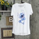 NWT Disney Women's Short Sleeve Stitch Graphic T-Shirt 54409831 XL White