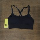 NWT All in Motion Women's Low Support Laser Cut Seamless Bra WX8GY L Navy Blue