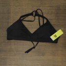 NWT All in Motion Women's V-Neck Bralette Bikini Top AFQ74 XL Black