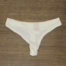 NWT Auden Women's Comfort Thong 0L449 S White