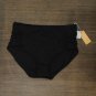 NWT Kona Sol Women's Full Coverage Ruched High Waist Bikini Bottom AF571B XL Black