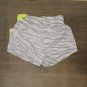 NWT All in Motion Women's Animal Print Mid-Rise Run Shorts 3" 563225 S Gray
