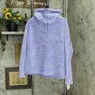 NWT C9 Champion Women's Cozy Holiday Fleece Pullover 15206 M Blue Orchid