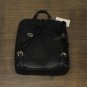 NWT A New Day Zip Top Faux Leather Backpack 52847761 Black One Size
