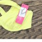 NEW Xhilaration Juniors' Ribbed Shoulder Tie Underwire Bikini Top AFJ98T Yellow M