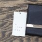 NWT A New Day Women's Tri-Fold Wallet with Kisslock Coin Purse WHKLW One Size Black