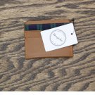 NWT Bespoke Men's Edwin Leather Card Case 6BA1-3006 One Size Tan Brown