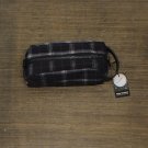 NWT Bespoke Men's Plaid Compact Shave Kit 6BV1-3005 One Size Navy Blue