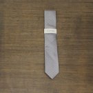 NWT Calvin Klein Men's Micro Herringbone Tie K7201137 One Size Gray