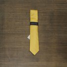 Tommy Hilfiger Men's New Herringbone Solid Skinny Tie 87991201 Yellow One Size
