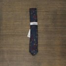 NWT Bar III Men's Skinny Valance Floral Tie 13C1-3032 One Size Burgundy Blue
