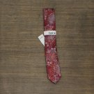 NWT Bar III Men's Chrysanthemum Floral Skinny Tie 13C1-3010 One Size Red Multi