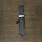 NWT Alfani Men's Geo-Print Necktie Tie 1AFC1-4026 One Size Charcoal Gray