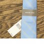 NWT Michael Kors Michael Men's Dash & Line Grid Check Tie 7K914046 One Size Blue Yellow Multi