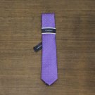 NWT Club Room Men's Wayne Grid Tie 1CRC1-4007 One Size Purple