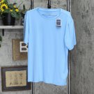 NWT Club Room Men's Solid Short Sleeve Rash Guard 100091195MN L Alaskan Blue