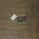 NWT Bespoke Men's Colorblocked Nappa Leather Card Case 6BA9-3006 One Size Dark Green