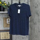 NWT And Now This Men's Speckle T-Shirt MMT040013 S Navy Blue / White
