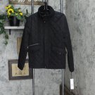 NWT Calvin Klein Men's Quilted Barn Overcoat CM808144 S Black
