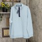 NWT Club Room Men's Quilted Pullover Sweater 100154527MN L Pale Glass Blue