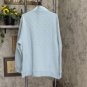 NWT Club Room Men's Quilted Pullover Sweater 100154527MN L Pale Glass Blue