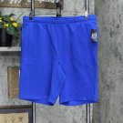 NWT Id Ideology Men's Fleece Shorts with Pockets 100137615MN L Deep Cobalt Blue