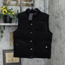NWT Blanknyc Men's Corduroy Puffer Vest 46TM7071BL L Black