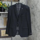 NWT John Varvatos Star Usa Tonal Plaid Slim Fit Suit Jacket 7141100-4B12 Dark Green 40R 40 Regular