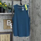 NWT All in Motion Women's Performance Tie-Dye Knit Tank Top 563174 XXL Teal Blue