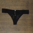 NEW Auden Women's All Over Lace Thong. Y3RZG Y3RZG Black L