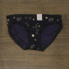 NWT Auden Women's Cotton Bikini with Lace 00553235 L Black